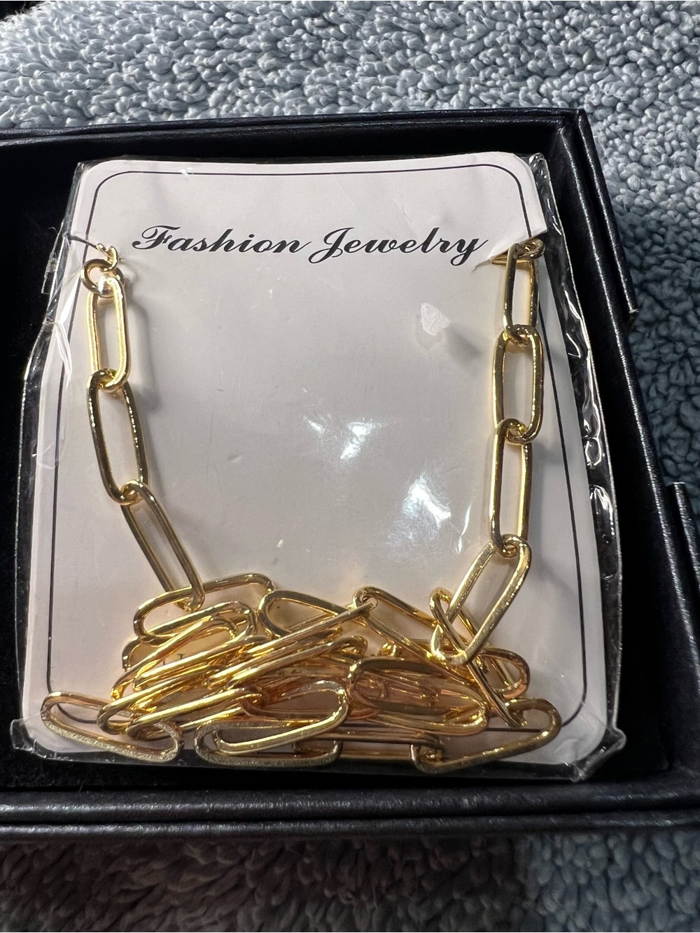 New Fashion Jewelry Gold Chain Link Necklace